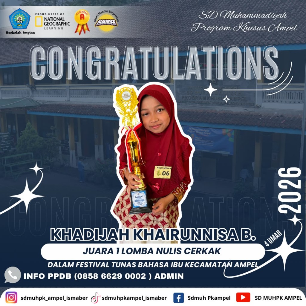 Berprestasi — Juara & Karakter